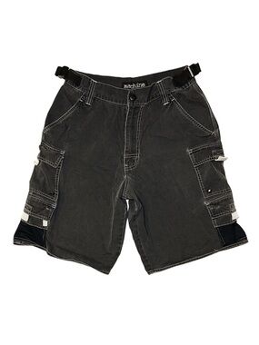 MACHINE Men's Black Cargo Shorts 30 Inch Waist
